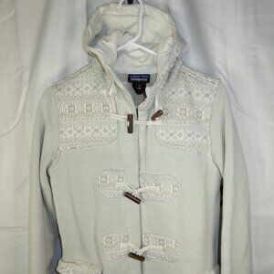 Patagonia Icelandic Better Sweater Toggle Coat Jacket Women’s Med Birch READ